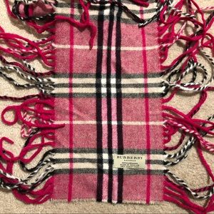 Burberry cashmere scarf